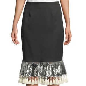 Sachin and Babi Sequin Tassel Skirt